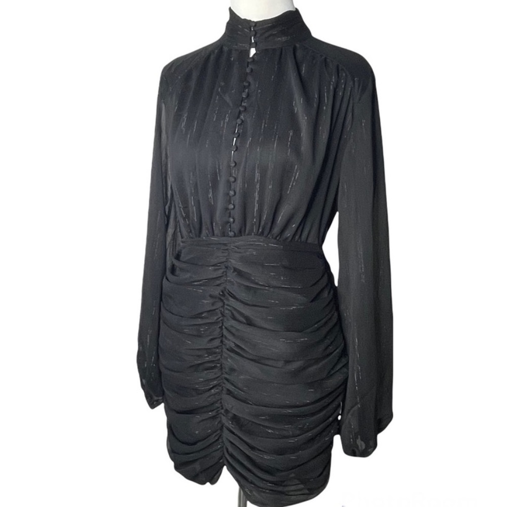 NWT House of Harlow 1960 Ruched Mini Dress - Picture 3 of 12